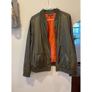 Torrid - Army Green Bomber Jacket - 1